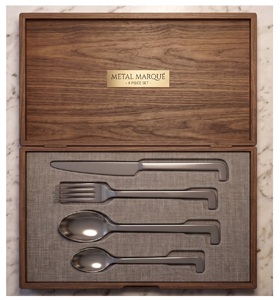 Premium Modern Bulk Gold / Mirror Polish Stainless Steel Cutlery <b>Set</b>, Kitchen <b>Fork</b> <b>Spoon</b> <b>Knife</b> Cutlery Designer <b>Set</b> of 4 Pieces - Product Image 1