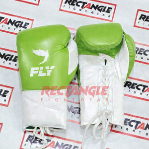 นวมชกมวยรุ่นใหม่ Fly Premium X Line แบบผูกเชือก สำหรับการแข่งขัน คุณภาพสูง หนังวัวแท้ สำหรับมวยไทย มีจำหน่ายแล้ว - Product Image 6