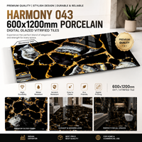 Carreaux de sol en porcelaine effet marbre noir brillant avec veines dorées, décoration intérieure, carreaux de sol en porcelaine 1200 x 600, carreaux pleine masse.