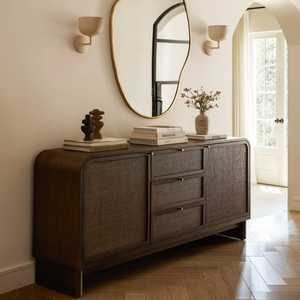 Modern Wooden Sideboard Cabinet Storage <b>Buffet</b> Console <b>Table</b> Living Room Furniture - Product Image 5