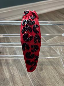 Diademas Deportivas Premium para Mujer, Hechas a Mano con Cuentas, con Nudo de Estrella, Accesorios para el Cabello, Diademas Florales para Baloncesto y Béisbol - Product Image 4