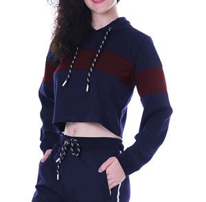 New Fashion Custom Made Women's <b>Crop</b> <b>Top</b> Sublimation Hoodies in <b>Top</b> Quality Breathable Customized Casual Use Women's Hoodies - Product Image 3