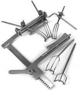 Set chirurgical Cooley Cosgrove, rétracteur de valve mitrale, certifié CE, instruments manuels en acier inoxydable stérilisables - Product Image 1