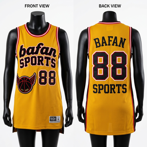 Camiseta de Baloncesto de Malla de Poliéster Premium de 180 GSM, Rosa con Paneles Negros, Logotipo Personalizado en Tackle Twill - Product Image 5