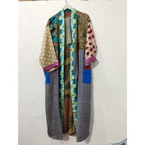 Women Comfortable Soft Silk <b>Kimono</b> Bridesmaid Dressing Gown Indian Pure Silk <b>Kimono</b> Japanese Silk <b>Kimono</b> Bridal <b>Beach</b> Cover Robe - Product Image 4