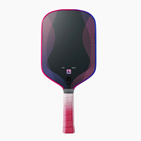 Raquette de tennis de table professionnelle en fibre de carbone T700, finition mate, noyau alvéolé de 16 mm, certifiée USAPA, portable, qualité tournoi, 40 trous, pour le divertissement