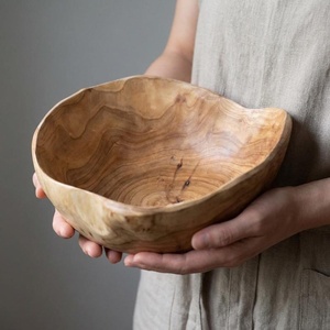 Bol de service en bois à prix abordable, bol de service en bois à prix premium, gamme de produits de luxe en bois, bol de service en bois - Product Image 5