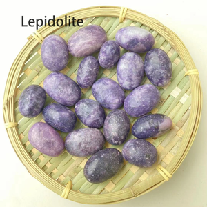 Piedra Semipreciosa de Ágata Muntaha Pulida a Mano, Lepidolita Natural de Primera Calidad, para Sanación Espiritual y Reiki - Product Image 5