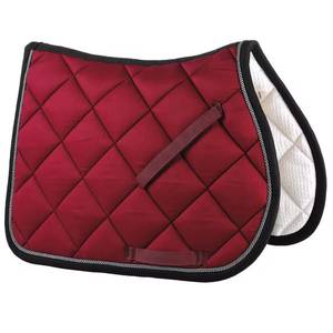 Custom Dressage Horse Saddle Pad Set Leather Material Polycotton Lining Comfortable Design High Quality <b>Equestrian</b> Gear - Product Image 5