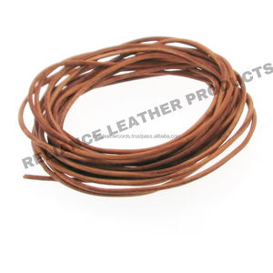 Natural 2mm <b>Leather</b> Cord Spool for Craft Work and Jewelry Creations - Product Image 3