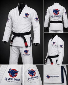 Uniforme de Karate de Alta Resistencia con Tejido de Perlas, Conjunto para Competencia y Entrenamiento, Personalizado, Poliéster/Algodón, Secado Rápido, OEM ODM, Artes Marciales - Product Image 3