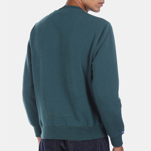 Sudadera de Cuello Redondo para Hombre, Color Sólido, Manga Larga, 100% Algodón, Informal, para Otoño, Corte Regular, Peso Medio, Transpirable - Product Image 5