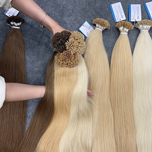 ผมต่อแบบปลายแบนขายส่ง ผมแท้เวียดนามสีธรรมชาติแบบ Double Drawn ต่อผมด้วยเคราติน - Product Image 5