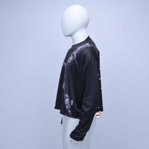 Sweat-shirt pour homme de qualité supérieure, style streetwear, col rond, surdimensionné, 100% coton, design à franges personnalisable, séchage rapide - Product Image 3