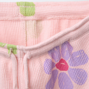 Conjunto de 2 Piezas para Bebés Niñas, Camiseta y Pantalones Cortos de Algodón, Estampado Floral, Ropa de Verano, Cuello Redondo, Manga Corta, Conjunto de Ropa Transpirable y Bonito - Product Image 6