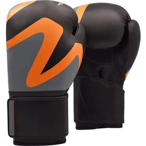 Guantes Profesionales Negros de MMA, Duraderos, de Cuero PU, con Correa de Muñeca Ajustable, Cierre de Gancho y Bucle, Ligeros, para Entrenamiento de Sparring y Muay Thai - Product Image 5