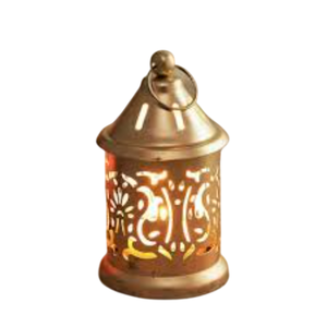 <b>Set</b> Of 2 Decorative <b>Lanterns</b> High Vintage Style Hanging Metal Candle Holders For Indoor Outdoor Home Garden Parties And Weddings - Product Image 6