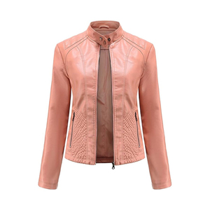 Chaqueta de Cuero para Mujer con Construcción Premium, Movimiento Flexible y Acabado Suave para un Estilo Casual y Urbano - Product Image 1