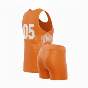 Uniforme Deportivo Profesional sin Mangas para Atletismo, Uniforme de Entrenamiento para Atletismo, Traje de Carrera Sublimado Personalizado - Product Image 2