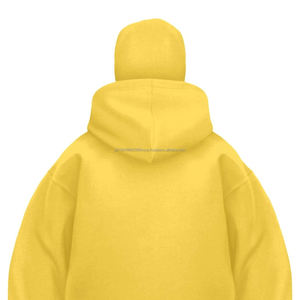 Sweat à capuche en tricot à motif uni avec logo personnalisé pour homme, double capuche, pull à fermeture éclair intégrale, taille plus, anti-rétrécissement - Product Image 6