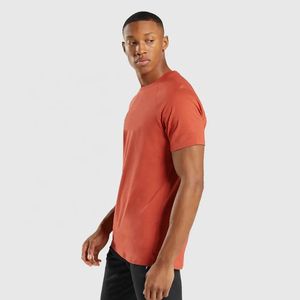 Men's Regular Fit 100% Cotton Solid Color O-Neck Short Sleeve T-Shirt Breathable Casual Jersey Knitted Top - Product Image 1