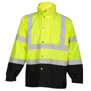 เสื้อแจ็คเก็ตนิรภัยกลางแจ้งแบบสะท้อนแสงสีเหลือง Hi Viz ระบายอากาศได้ดี กันกรด กันน้ำ พร้อมระบบทำความร้อน ราคาขายส่ง - Product Image 1