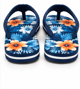 Sandales de plage en gros à lanières côtelées pour l'été, usage décontracté en extérieur, tongs confortables antidérapantes - Product Image 4