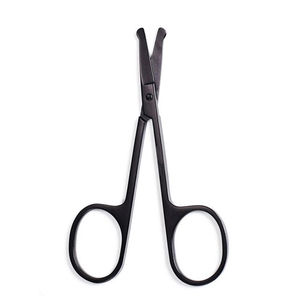 Tijeras de Manicura Profesionales de Acero Inoxidable, Plegables, con Hoja Curva, Herramienta para Depilación Facial, Recorte de Cejas y Orejas, Cuidado Personal - Product Image 4