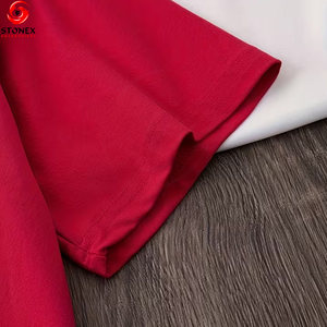 Camiseta de Algodón Bordada al por Mayor para Mujer, Corte Holgado, Tela Suave, Manga Corta, Talla Grande, Personalización Disponible - Product Image 6