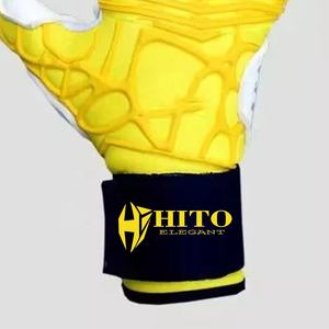 Guantes de Portero de Fútbol de Nivel Profesional, Palma Delantera de Látex Alemán de 4 mm, Dorso de Silicona con Inyección de Silicona, Correa Integrada - Product Image 5