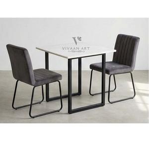 Ensemble de table à manger en bois massif moderne avec chaises confortables pour la maison et la restauration - Product Image 3