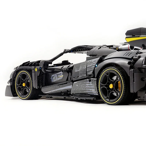 Guli 10627, Bloques de Construcción de Superauto, Juguete Educativo para Niños, Plástico ABS, Funciona con Batería, Escala 1:1, Compatible con Más de 3729 Piezas, Edad - Product Image 4