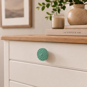SHUBHAM Decorative Flower Cabinet <b>Knob</b> Porcelain Cabinet Handle Furniture Hardware for Kitchen <b>Drawer</b> Door - Product Image 5