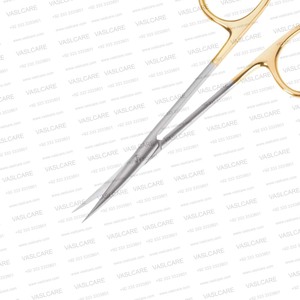 Ciseaux Iris Onyx 4-1/2″ (11,5 cm) – Ciseaux chirurgicaux à pointe acérée en carbure de tungstène pour la coupe des tissus et des sutures par Vaslcare - Product Image 3