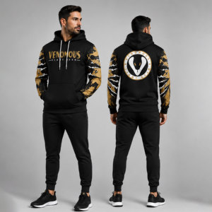 Sudadera con Capucha Venomous Gold Reaper, Sudadera Deportiva Personalizada Premium, Sudadera Informal para Entrenamiento - Product Image 6