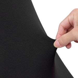 Tovaglia Rettangolare Nera in Spandex da 2,4 m, Confezione da 6, Lavabile, Elasticizzata, Antipiega, per Eventi, Aderente - Product Image 2