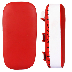 Professional MMA/<b>Karate</b> Training Leather Youth Adults Kick Pads Bulk Supplier OEM ODM Sparring Gear Custom Logo - Product Image 6