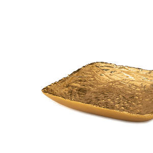 Plateau de service carré en matériau organique poli fait à la main, artisanat naturel, décoratif, imperméable et écologique pour Halloween - Product Image 2