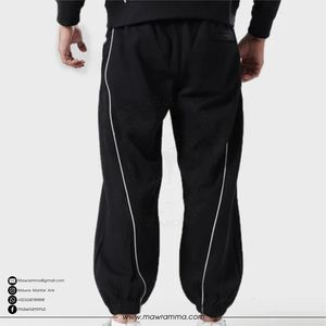 ชุดวอร์มผู้ชาย Raglan สีขาว แต่งขอบด้วยผ้าปัก 100% ผ้าฝ้ายเนื้อหนา ชุดเซ็ตพร้อมปักโลโก้ได้ เสื้อผ้าสตรีทแวร์ยูนิเซ็กซ์ เสื้อฮู้ดออกกำลังกาย ปี 2026 ขายส่ง - Product Image 4