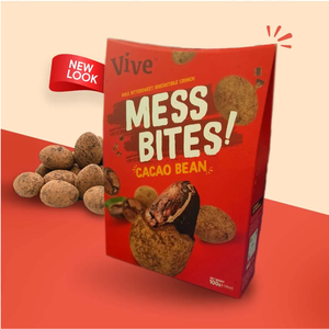 VIVE SNACK Mess Bites Almond Dirty Beans 65% Dark Solid Unsweetened <b>Chocolate</b> Gourmet Indulgence 100g (4oz) - Product Image 2