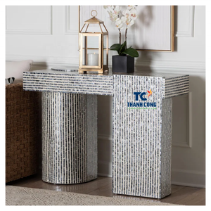 โรงงานส่งออกโดยตรง โต๊ะมุก งานฝีมือตกแต่ง ดีไซน์โต๊ะข้างมุก เวียดนาม - Product Image 1