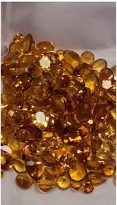 Lot de 130 pierres précieuses en vrac de citrine naturelle vert menthe, taille ovale, 5x3mm, 7x5mm, 8x6mm, 4mm, 5mm, 115 carats, qualité IROC - Product Image 5