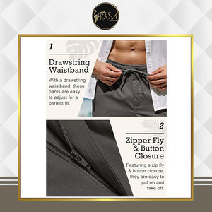 Wholesale Quantity Available Premium Quality Elastic Waist <b>Drawstring</b> Waterproof Winter Wear Lightweight Linen <b>Trousers</b> for Men - Product Image 4