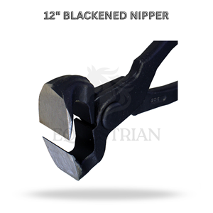 Outils équestres, coupe-ongles en acier inoxydable noir de 12 pouces, usage clinique vétérinaire, réglable, durable, réutilisable, facile à utiliser - Product Image 2