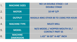 Machine à moudre multi-usages, modèle robuste, broyeur électrique pour céréales, épices, légumineuses, herbes, transformation en poudre, haute efficacité, usage commercial - Product Image 6