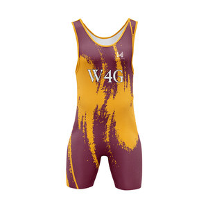 Trajes de Lucha Libre Personalizados para Hombre, Impresión Digital, Transpirables, Ligeros, 200gsm, Elásticos, de Secado Rápido, Duraderos, Spandex/Poliéster - Product Image 4