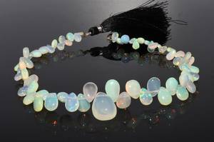 Natural Ethiopian <b>Opal</b> Smooth Pear Shape Beads 8 Inch Strand Flashy Welo <b>Opal</b> Beads High Quality Natural <b>Opal</b> Beads 5x7-6x8MM - Product Image 6