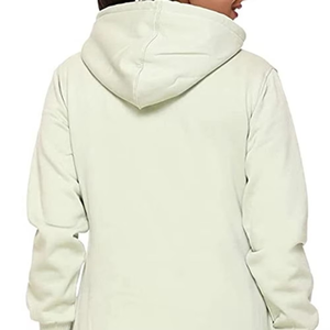 Conjunto Deportivo para Mujer, Talla Grande, Color Crema, con Capucha, Manga Larga, Diseño Sólido, Corte Holgado Informal, Sudadera y Pantalones con Bolsillos Laterales - Product Image 6