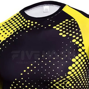 เสื้อรัดกล้ามเนื้อผู้ชายคุณภาพพรีเมียม สีตามสั่ง ผลิตจากผ้าสแปนเด็กซ์/โพลีเอสเตอร์ ขายส่งปี 2026 - Product Image 2