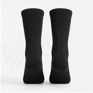 North Approach Crew <b>Socks</b> <b>Black</b> Letter Print Breathable Polyester Spandex Adult Spring Casual Wear - Product Image 2